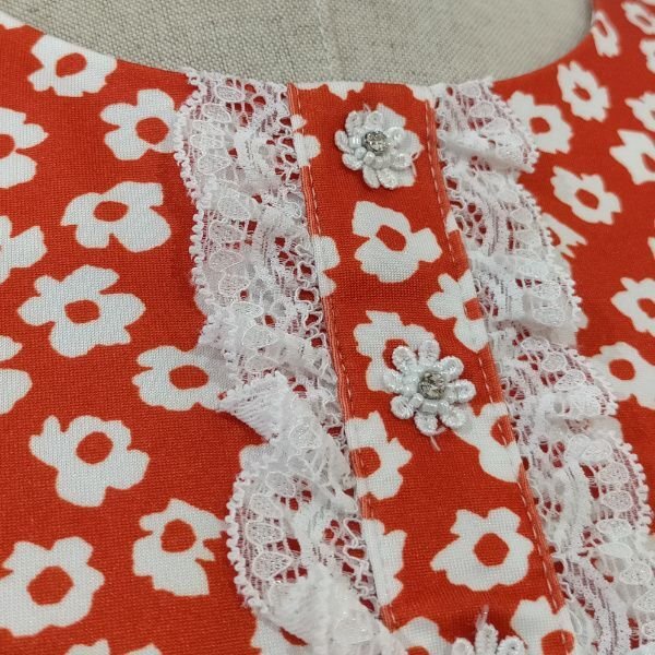 画像2: 【超特価 3,900円＜在庫限り＞クーポン/POINT不可】花柄プリントチュニックカットソー《送料220円代引は通常送料》 (2)