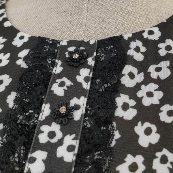 画像7: 【超特価 3,900円＜在庫限り＞クーポン/POINT不可】花柄プリントチュニックカットソー《送料220円代引は通常送料》 (7)