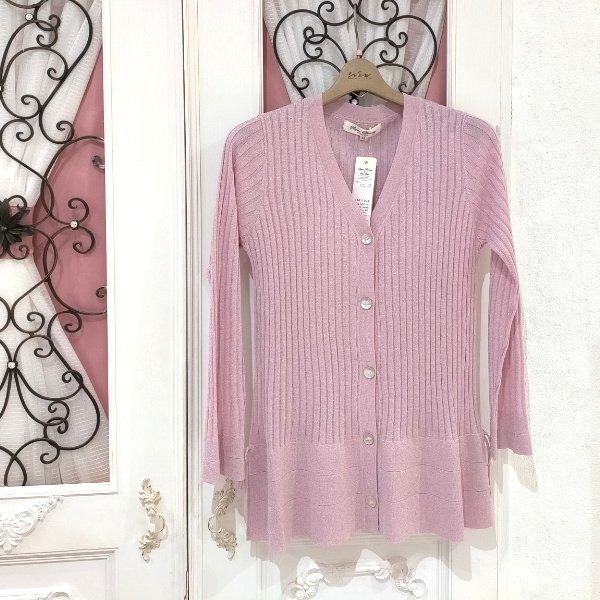 画像19: 【SuperBeauty  】★ラメ入りワイドリブニットカーディガン《送料220円代引は通常送料》 (19)