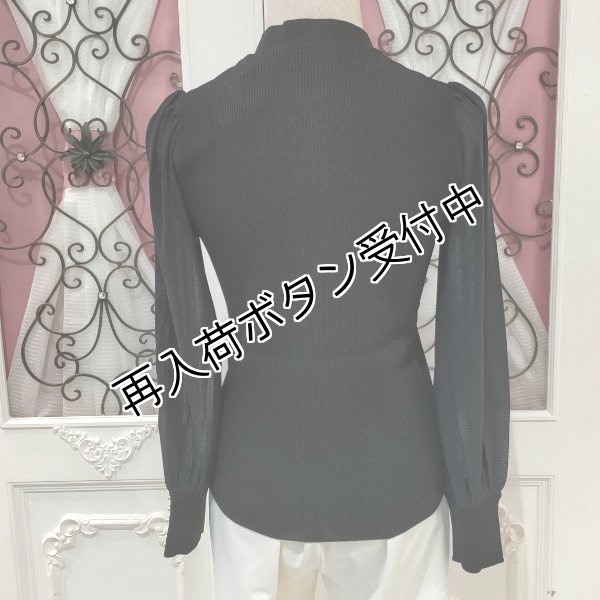 画像11: 【15,000円 →超特価 4900円＜在庫限り＞クーポン/POINT不可】袖パワーネット素材ポウタイニットPO《送料220円代引は通常送料》 (11)