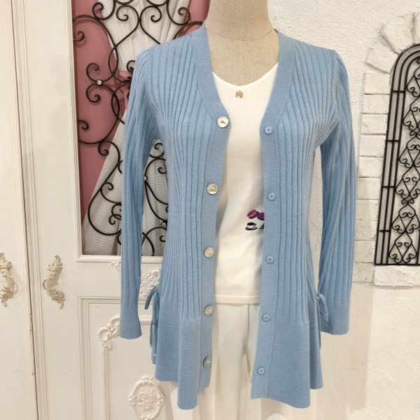 画像8: 【SuperBeauty  】★ラメ入りワイドリブニットカーディガン《送料220円代引は通常送料》 (8)