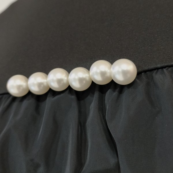 画像12: 【SuperBeauty  】★タフタ×ニット素材ギャザーデザインワンピース (12)