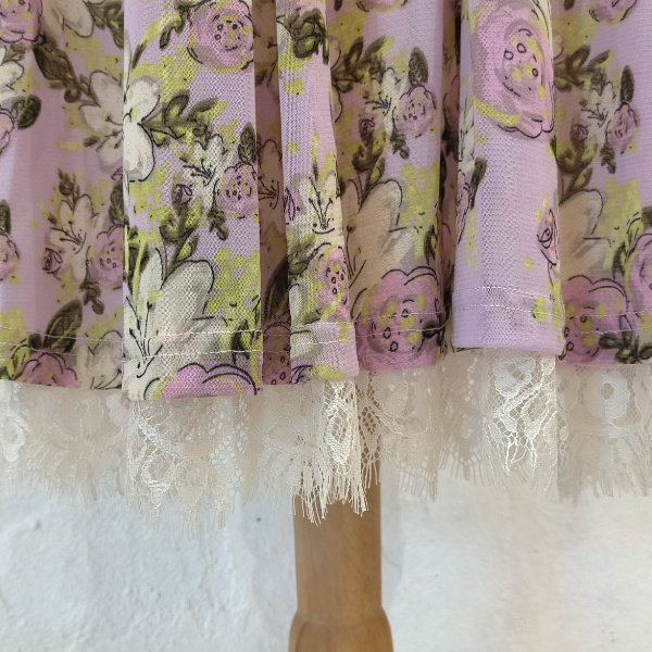 画像6: 【SuperBeauty  】★花柄レース切替ワンピース (6)