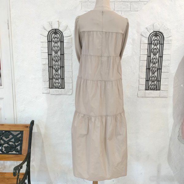 画像8: 【SuperBeauty  】★タフタ×ニット素材ギャザーデザインワンピース (8)