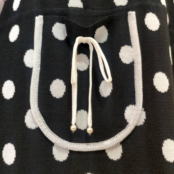 画像4: 【20,000円 →超特価 4,900円＜在庫限り＞クーポン/POINT不可】水玉柄半袖ニットワンピース (4)