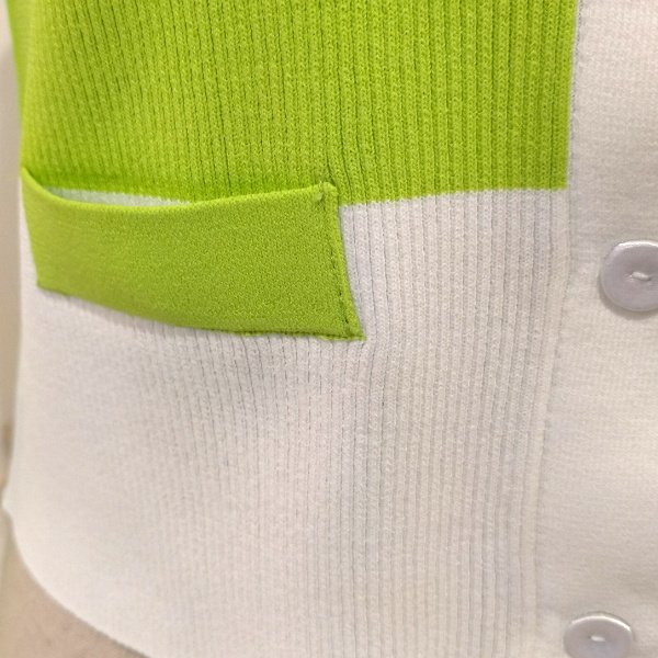 画像11: 【SuperBeauty  】★配色ニットリブ編みカーディガン《送料220円代引は通常送料》 (11)