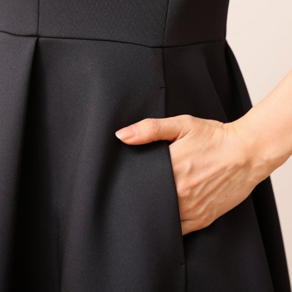 画像6: 【50%OFF＋ポイント利用可 Pont Neuf 2024】手洗い可 パフ袖カンパネラフィット＆フレアワンピース＜送料無料＞ (6)