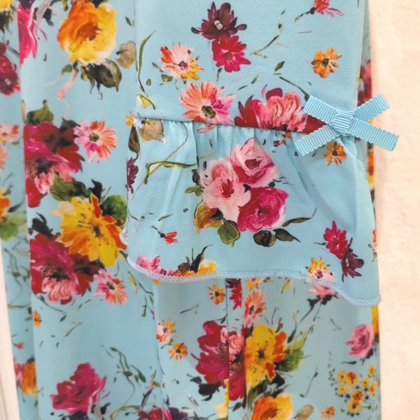 画像6: 【16,000円 →超特価 5900円＜在庫限り＞クーポン/POINT不可】★バラ柄プリント襟フリルワンピース (6)