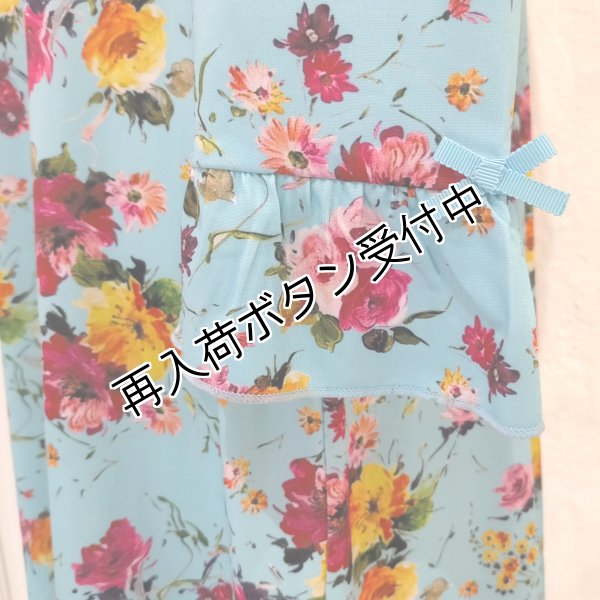 画像6: 【16,000円 →超特価 5,900円＜在庫限り＞クーポン/POINT不可】★バラ柄プリント襟フリルワンピース (6)