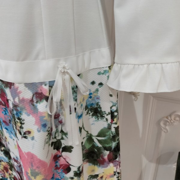 画像5: 【18,000円 →超特価 4900円＜在庫限り＞クーポン/POINT不可】ウェスト切替花柄ワンピース (5)