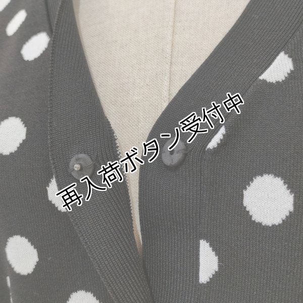 画像4: 【SuperBeauty  】★水玉柄ニットカーディガン (4)