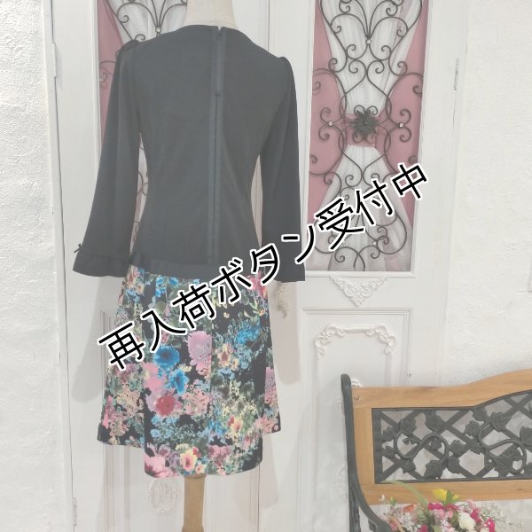 画像12: 【18,000円 →超特価 4,900円＜在庫限り＞クーポン/POINT不可】ウェスト切替花柄ワンピース (12)