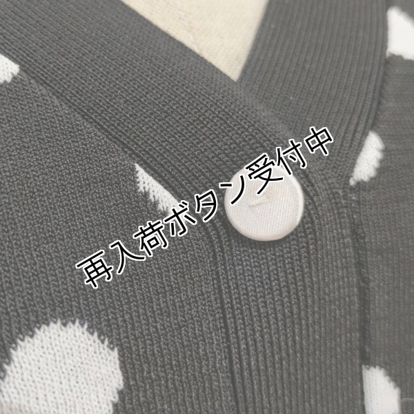 画像3: 【SuperBeauty  】★水玉柄ニットカーディガン (3)