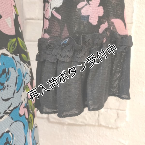 画像5: 【今週の追加 《半額以下+クーポン＋POINT！》SuperBeauty 】花柄パワーニット素材ワンピース (5)