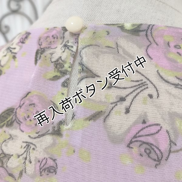 画像5: 【SuperBeauty  】バラプリントパワーネット素材チュニック (5)