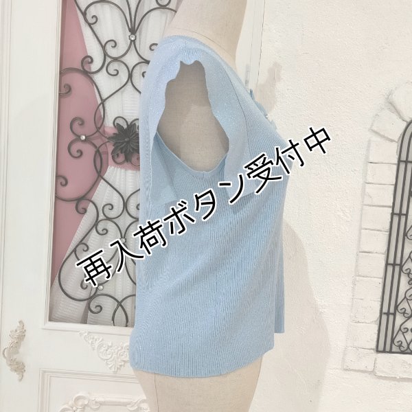 画像3: 【超特価 3,900円＜在庫限り＞クーポン/POINT不可】ラメ入りフレンチスリーブニット《送料220円代引は通常送料》 (3)