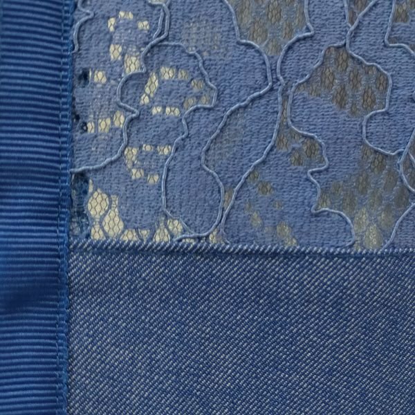 画像7: 【SuperBeauty  】デニム×レース切替ジャンパースカートワンピ (7)