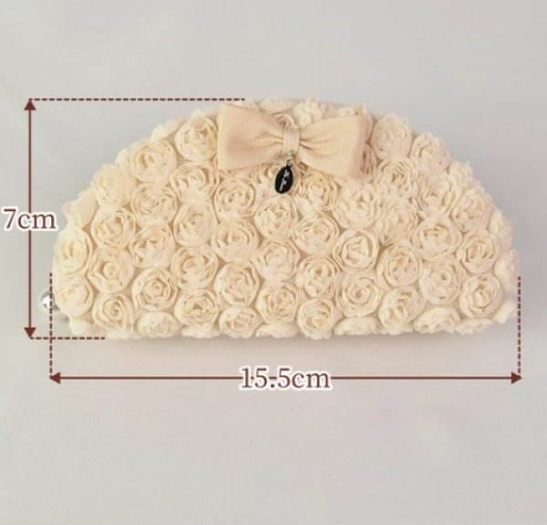 画像3: 【バッグ・小物特集　送料無料・ポイント購入不可】ミニローズポーチM (3)