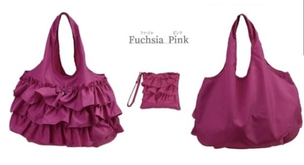 画像7: 【バッグ・小物特集　送料無料・ポイント購入不可】フリルエコバッグM (7)