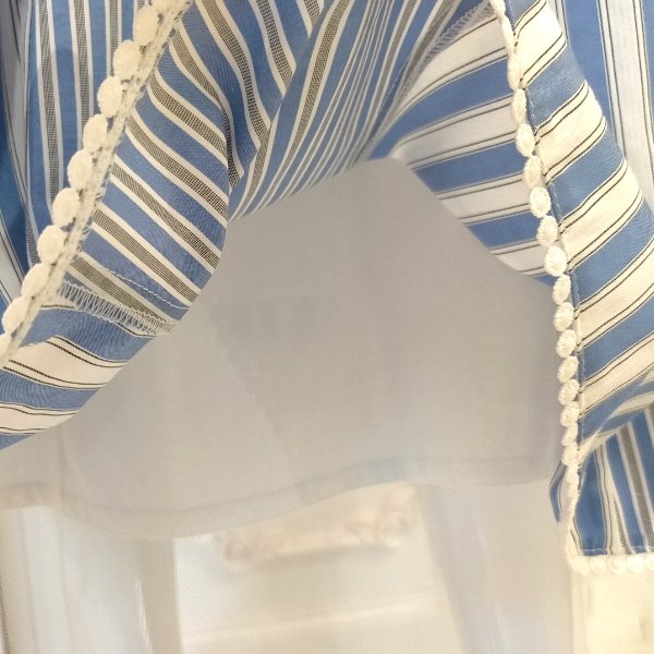 画像6: 【SuperBeauty  】裾チュールストライプ柄スカート《送料220円代引は通常送料》 (6)