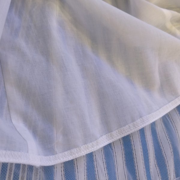 画像9: 【SuperBeauty  】裾チュールストライプ柄スカート《送料220円代引は通常送料》 (9)