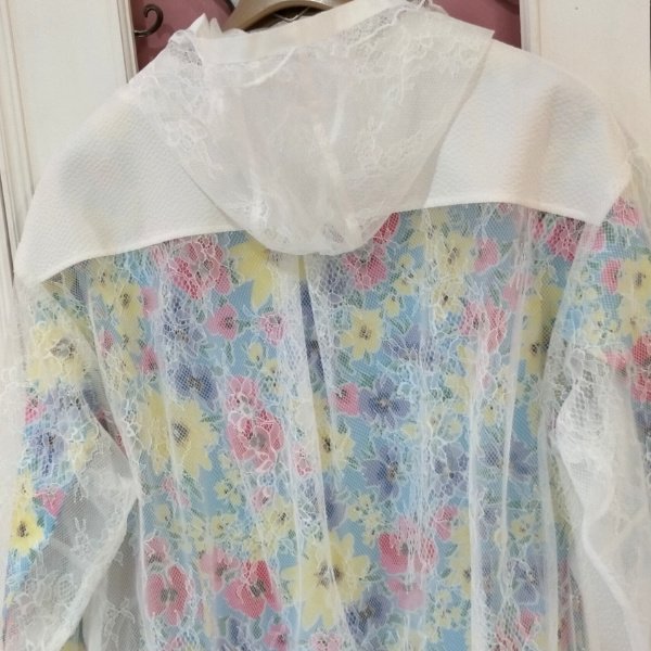 画像18: 【SuperBeauty  】レース×サッカー地切替パーカー (18)