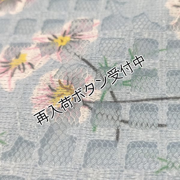 画像4: 【SuperBeauty  】格子柄×フラワープリントスクエアワンピース (4)