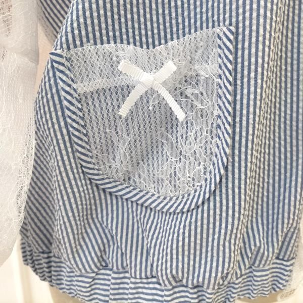 画像3: 【SuperBeauty  】レース×サッカー地切替パーカー (3)