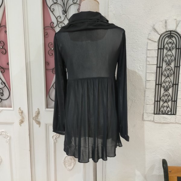 画像14: 【SuperBeauty  】★タフタ×パワーネット素材カーディガン《送料220円代引は通常送料》 (14)