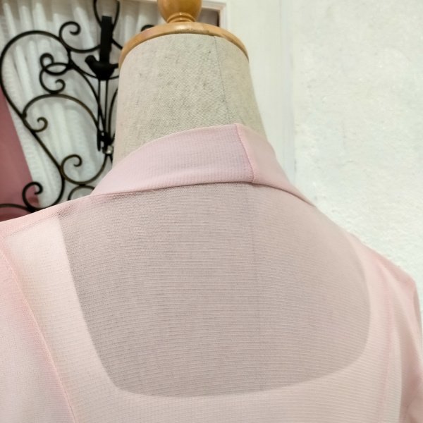 画像13: 【超特価 3,900円＜在庫限り＞クーポン/POINT不可】袖パール付パワーネット素材カーディガン《送料220円代引は通常送料》 (13)