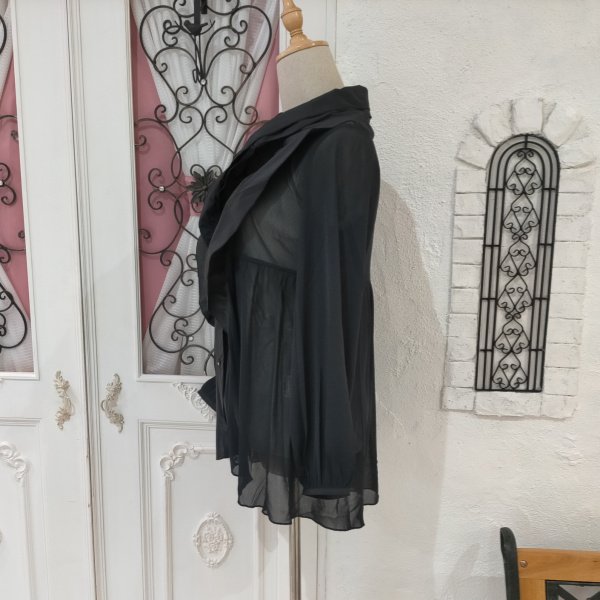 画像13: 【SuperBeauty  】★タフタ×パワーネット素材カーディガン《送料220円代引は通常送料》 (13)