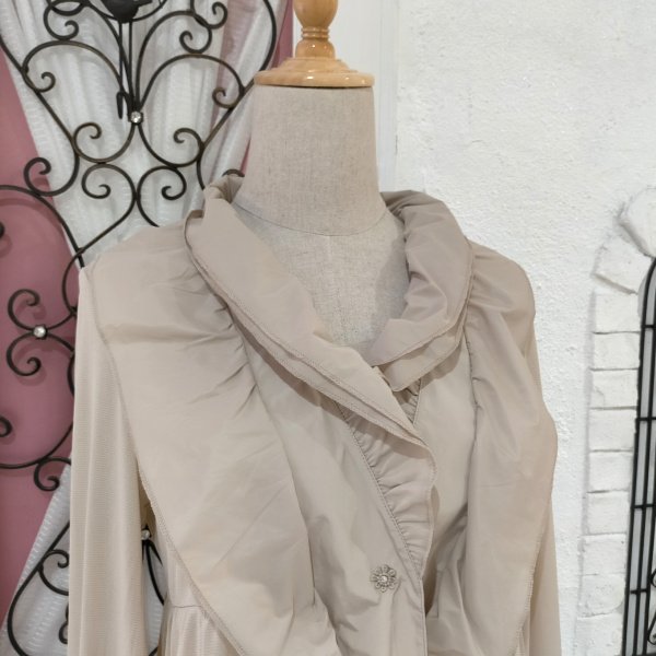 画像16: 【SuperBeauty  】★タフタ×パワーネット素材カーディガン《送料220円代引は通常送料》 (16)