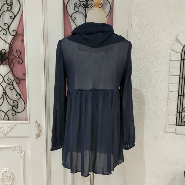 画像9: 【SuperBeauty  】★タフタ×パワーネット素材カーディガン《送料220円代引は通常送料》 (9)