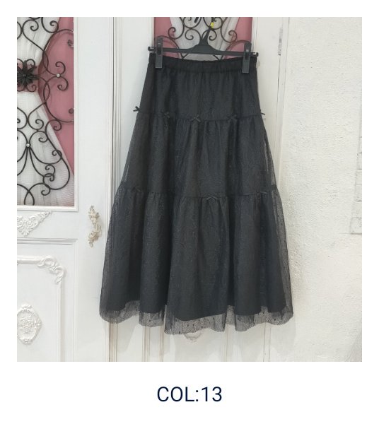 画像12: 【15,000円 →超特価 2,900円＜在庫限り＞クーポン/POINT不可】レース素材ギャザースカート (12)