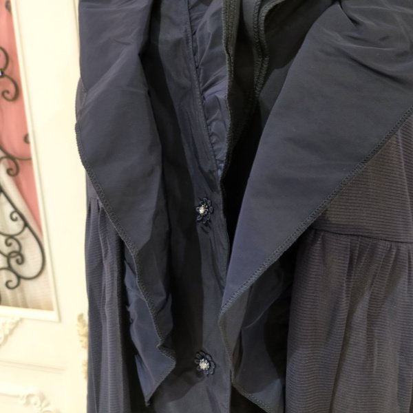 画像4: 【SuperBeauty  】★タフタ×パワーネット素材カーディガン《送料220円代引は通常送料》 (4)