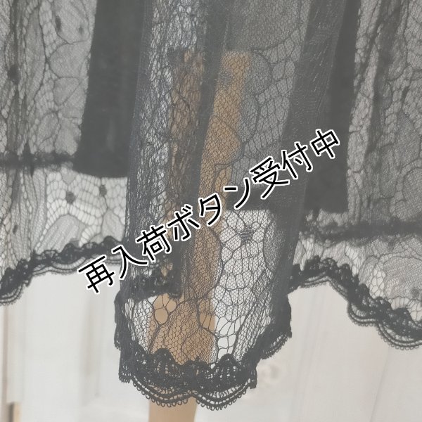 画像8: 【今週の追加 17,000円 →超特価 4,900円＜在庫限り＞クーポン/POINT不可】レース使いニットロングジレ (8)