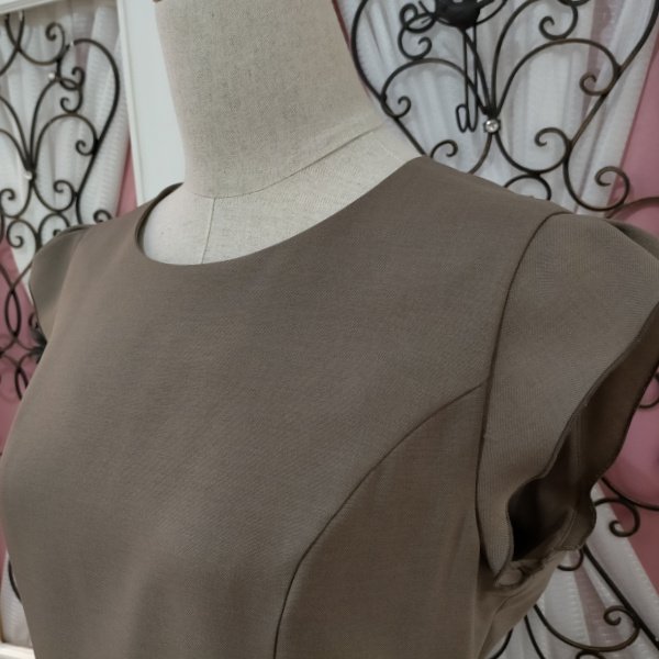 画像16: 【50%OFF＋ポイント利用可 Pont Neuf 2024】手洗い可 接触冷感 キャップスリーブフィット＆フレアシルエットワンピース＜送料無料＞ (16)