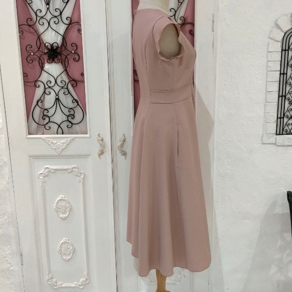 画像10: 【50%OFF＋ポイント利用可 Pont Neuf 2024】手洗い可 接触冷感 キャップスリーブフィット＆フレアシルエットワンピース＜送料無料＞ (10)