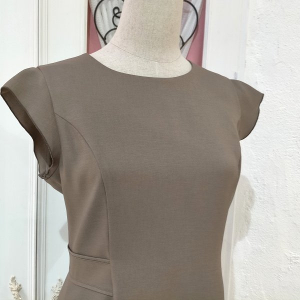 画像15: 【50%OFF＋ポイント利用可 Pont Neuf 2024】手洗い可 接触冷感 キャップスリーブフィット＆フレアシルエットワンピース＜送料無料＞ (15)