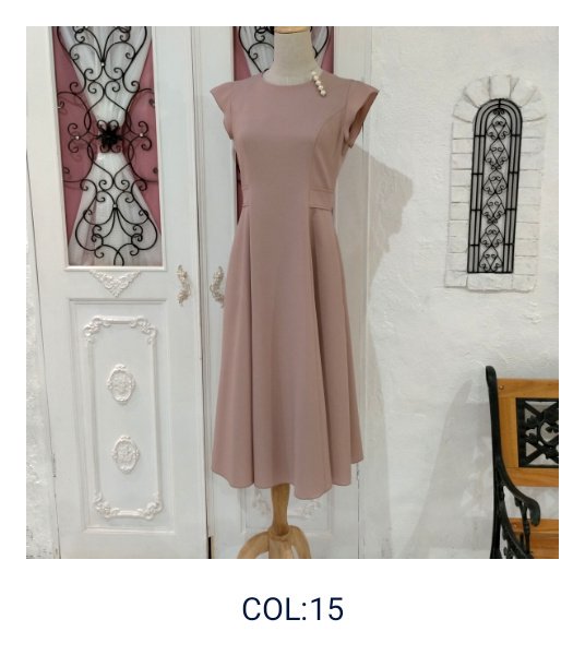 画像7: 【50%OFF＋ポイント利用可 Pont Neuf 2024】手洗い可 接触冷感 キャップスリーブフィット＆フレアシルエットワンピース＜送料無料＞ (7)