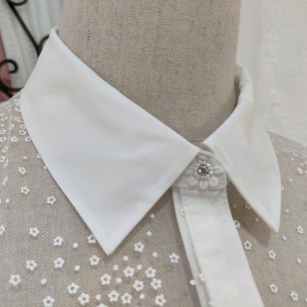 画像10: 【超特価 4,900円＜在庫限り＞クーポン/POINT不可】チュールドット柄ロングブラウス《送料220円代引は通常送料》 (10)