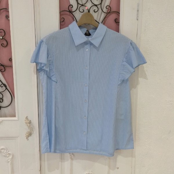 画像12: 【50%OFF+ポイント利用可 Eclatant 2024】バックリボンのストライプブラウス <EC241008>《送料220円代引は通常送料》 (12)