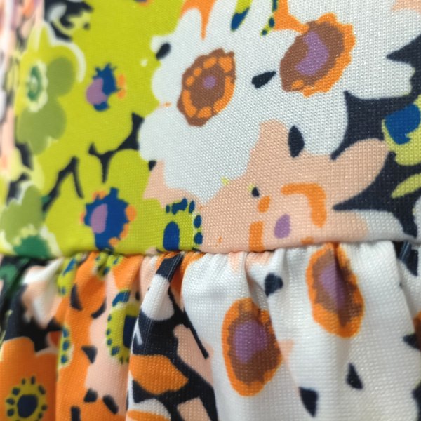 画像10: 【SuperBeauty  】ショルダー小花プリントロングワンピース (10)