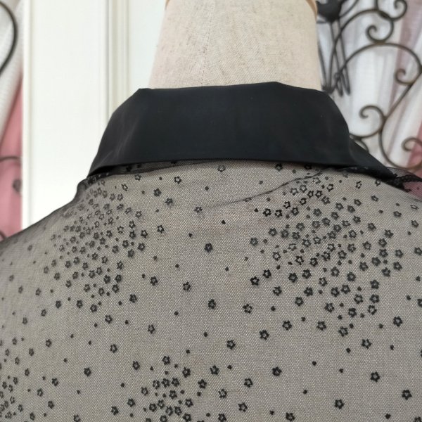 画像8: 【超特価 4,900円＜在庫限り＞クーポン/POINT不可】チュールドット柄ロングブラウス《送料220円代引は通常送料》 (8)