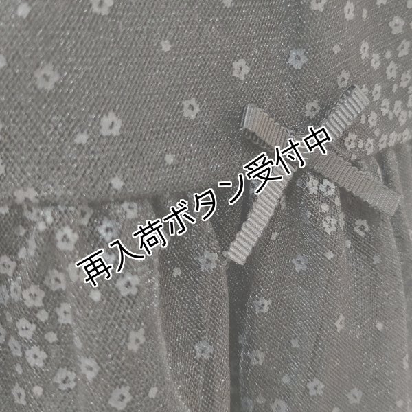 画像4: 【SuperBeauty  】ドット柄オーガンジー切替チュニックＴシャツ《送料220円代引は通常送料》 (4)