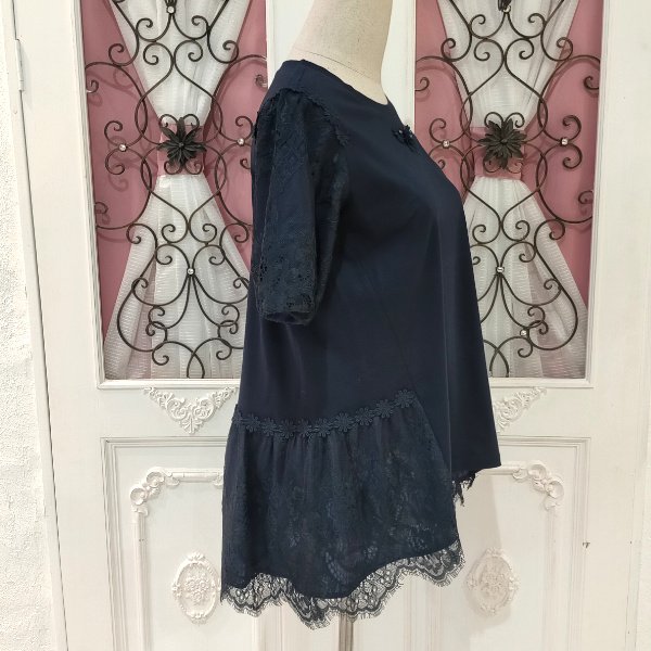 画像16: 【SuperBeauty  】★レース袖チュニックTシャツ《送料220円代引は通常送料》 (16)