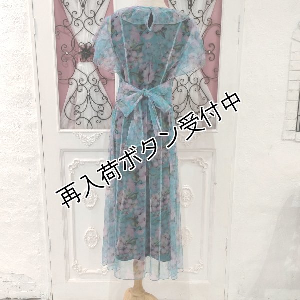 画像7: 【SuperBeauty  】パワーネット素材フラワープリントワンピース (7)