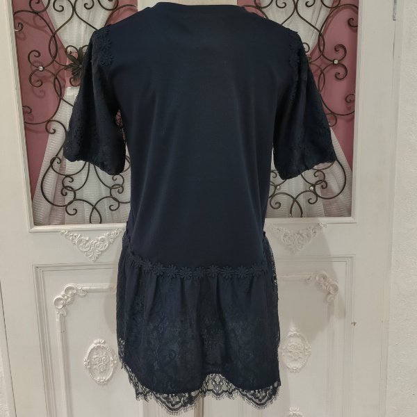 画像19: 【SuperBeauty  】★レース袖チュニックTシャツ《送料220円代引は通常送料》 (19)