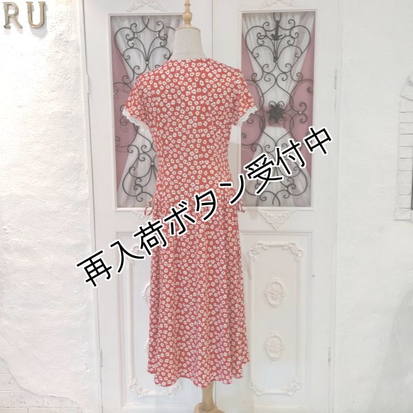 画像7: 【今週の追加 16,000円 →超特価 4,900円＜在庫限り＞クーポン/POINT不可】小花プリントレース使いワンピース (7)