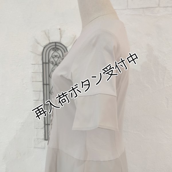 画像6: 【SuperBeauty  】胸元レースデザインウェスト切替ワンピース (6)